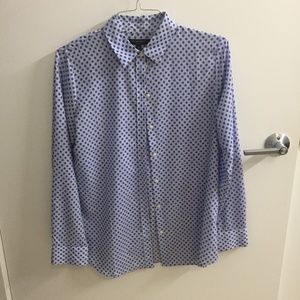 Banana Republic Polyester Button Down-Size Medium